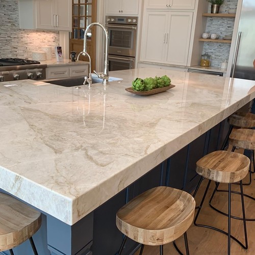 Thick quartzite countertops 