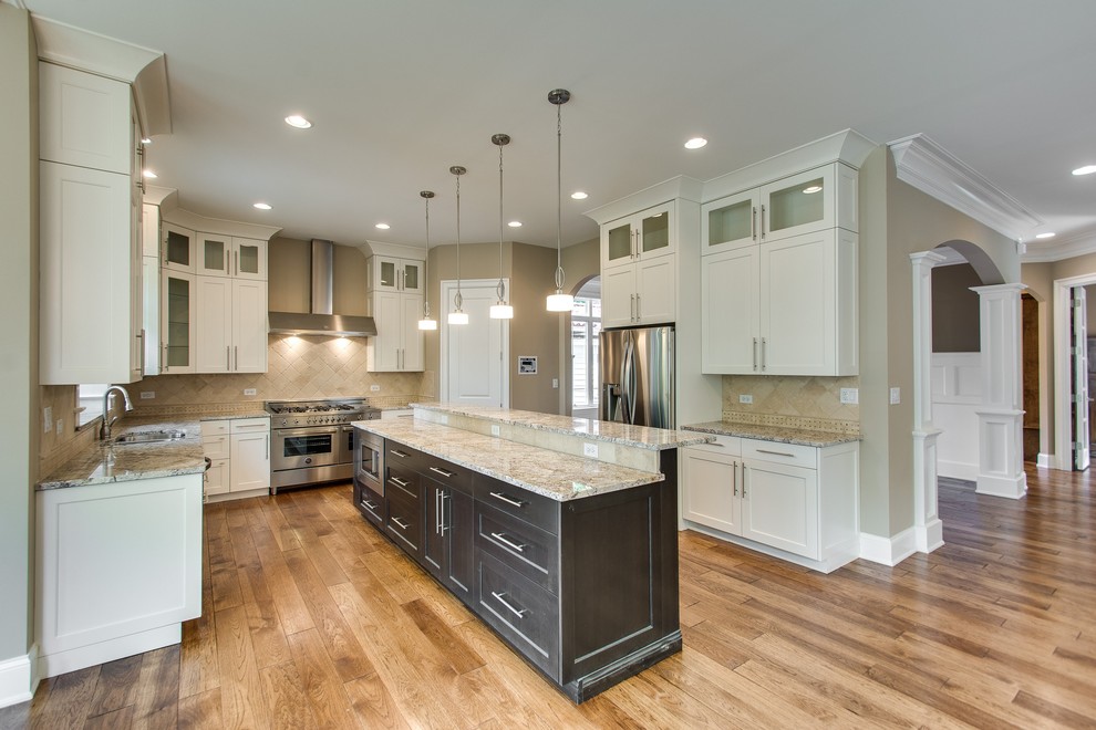 Tall Ceilings Double Stack - Contemporary - Kitchen - Chicago - by ...