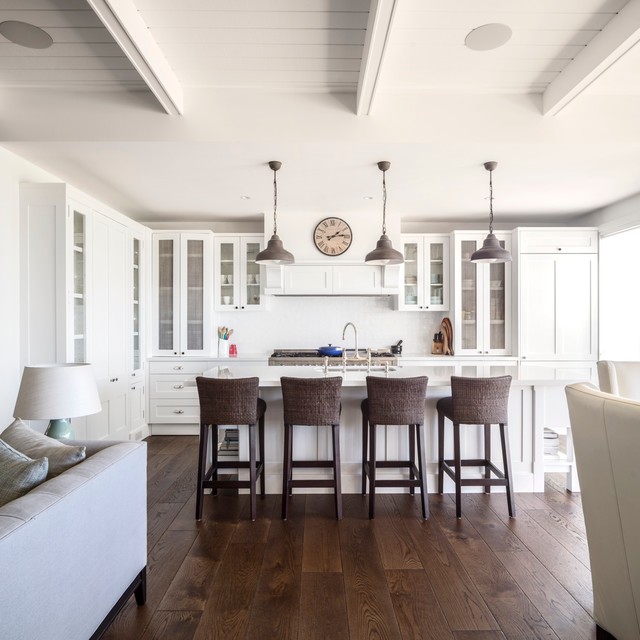 Tamarama Pavilion House ビーチスタイル キッチン シドニー Walter Barda Design