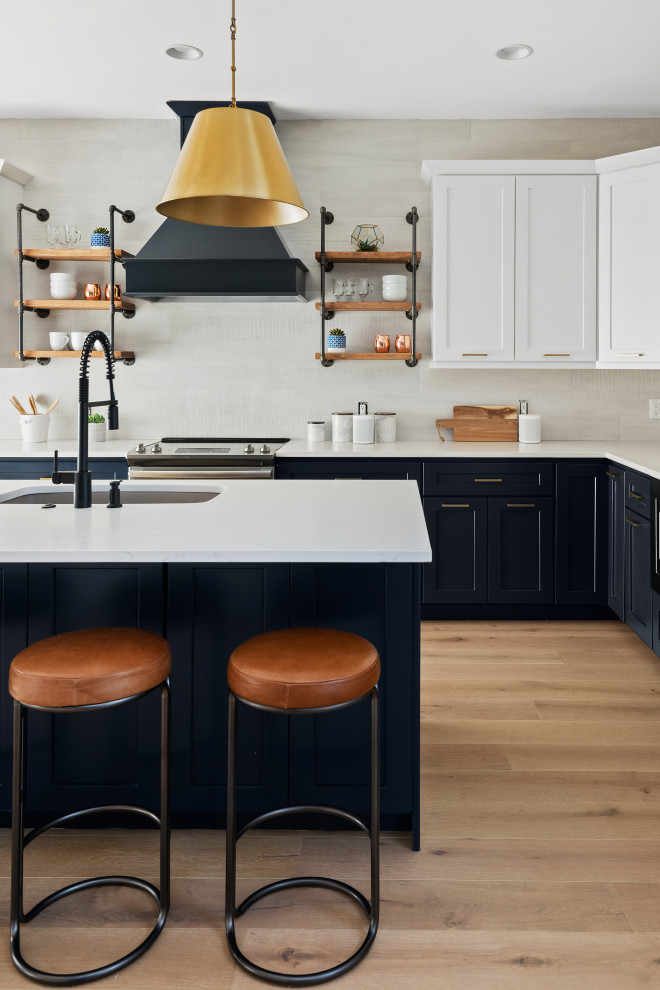 Tampa Small Kitchen - Contemporary - Kitchen - Tampa - by S&W Kitchens ...