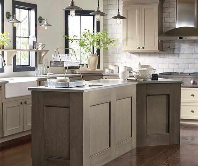 Taupe Kichen Cabinets Transitional, Cabinet Warehouse Denver Reviews