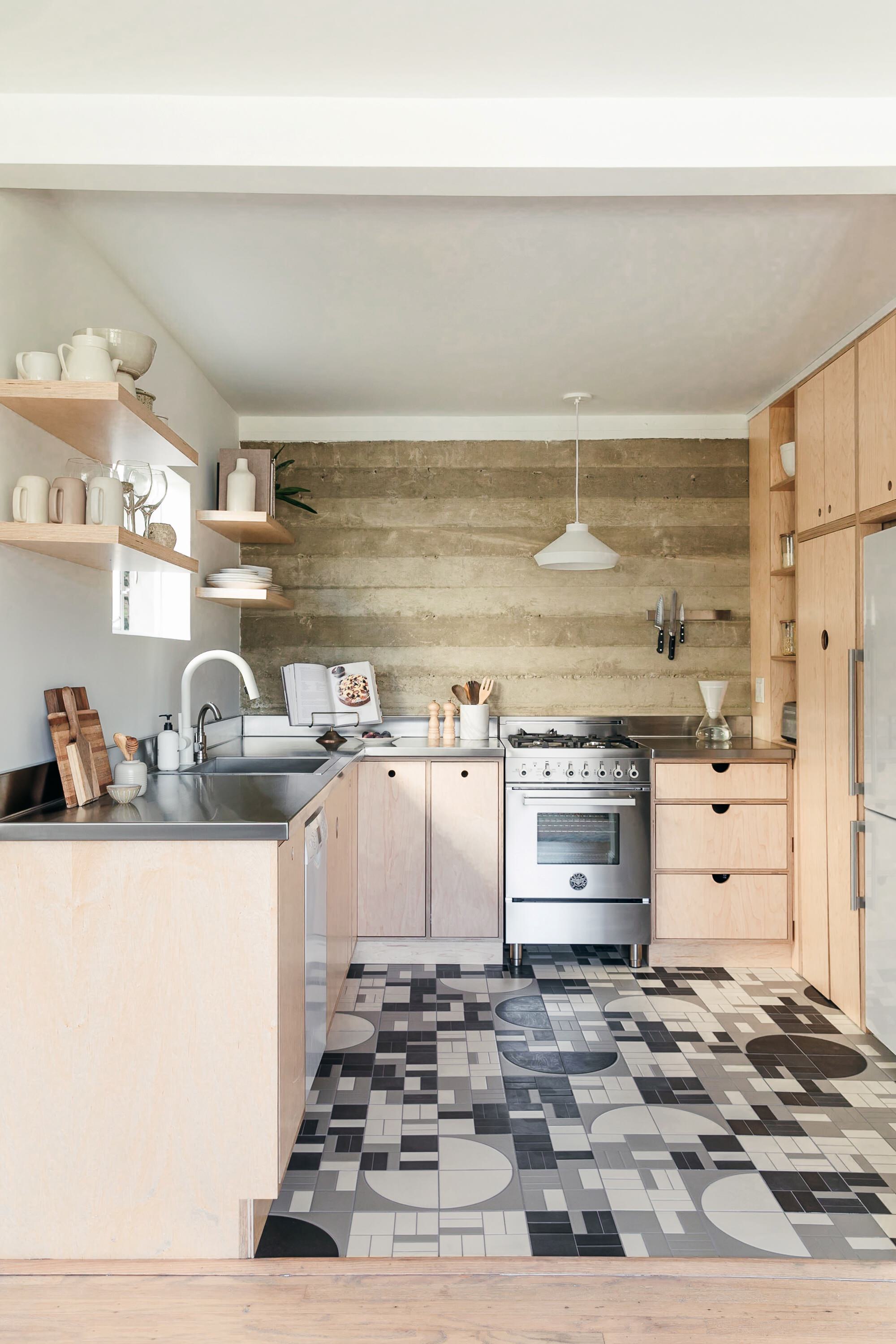 White Tile Floor Kitchen Ideas, White Tile Kitchen