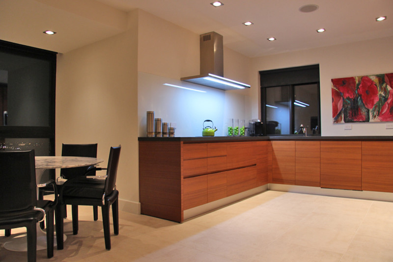 Teak Wood Kitchen Cabinets Modern Kitchen New York By Modiani Kitchens Houzz