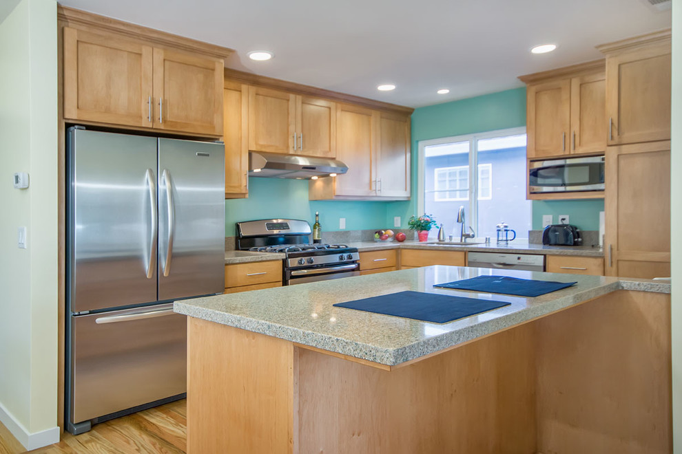 Teal Kitchen Traditional Kitchen San Francisco by Bill Fry