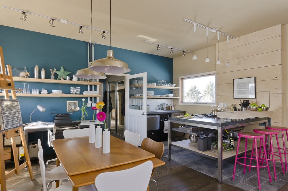 Eclectic kitchen photo in Other