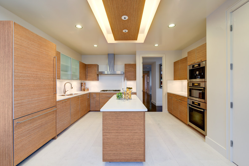 The Cantoni Home at The Carlyle Residences - Contemporary - Kitchen