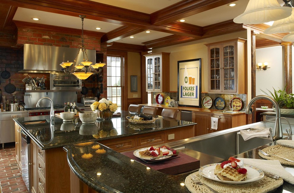 Example of a cottage kitchen design in Atlanta