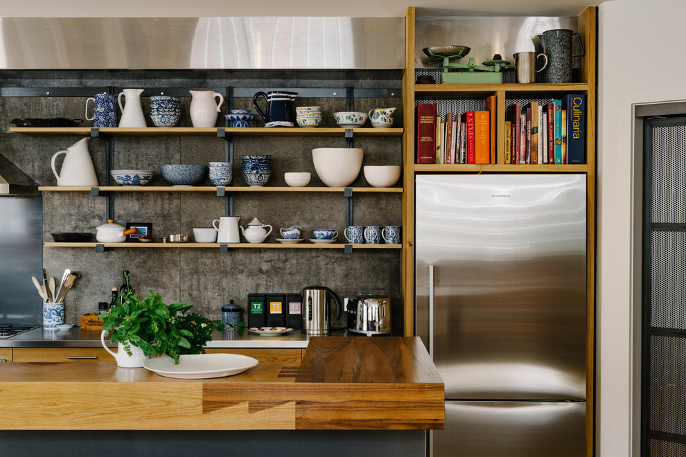 Design ideas for an industrial kitchen in Melbourne.