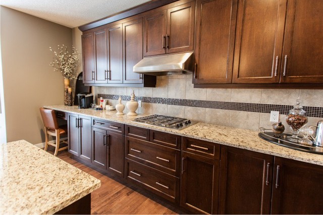 The Columbia - Traditional - Kitchen - Calgary - by Cornerstone Homes ...