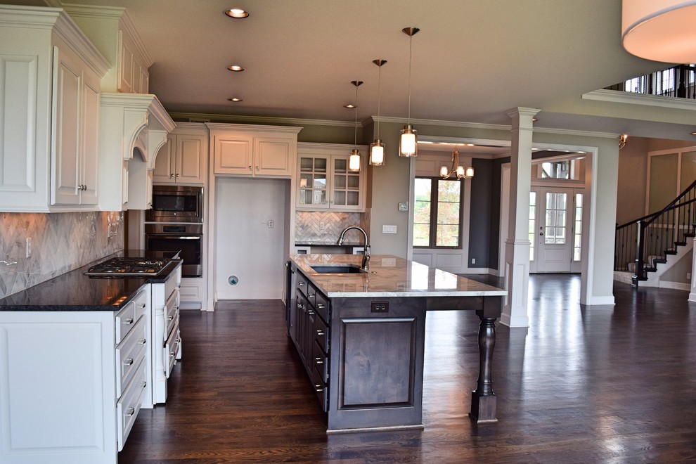 The Danbury Traditional Kitchen Kansas City by Bickimer Homes