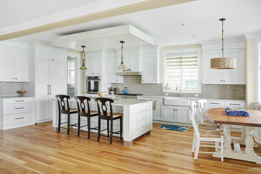 Beach style kitchen in Other.