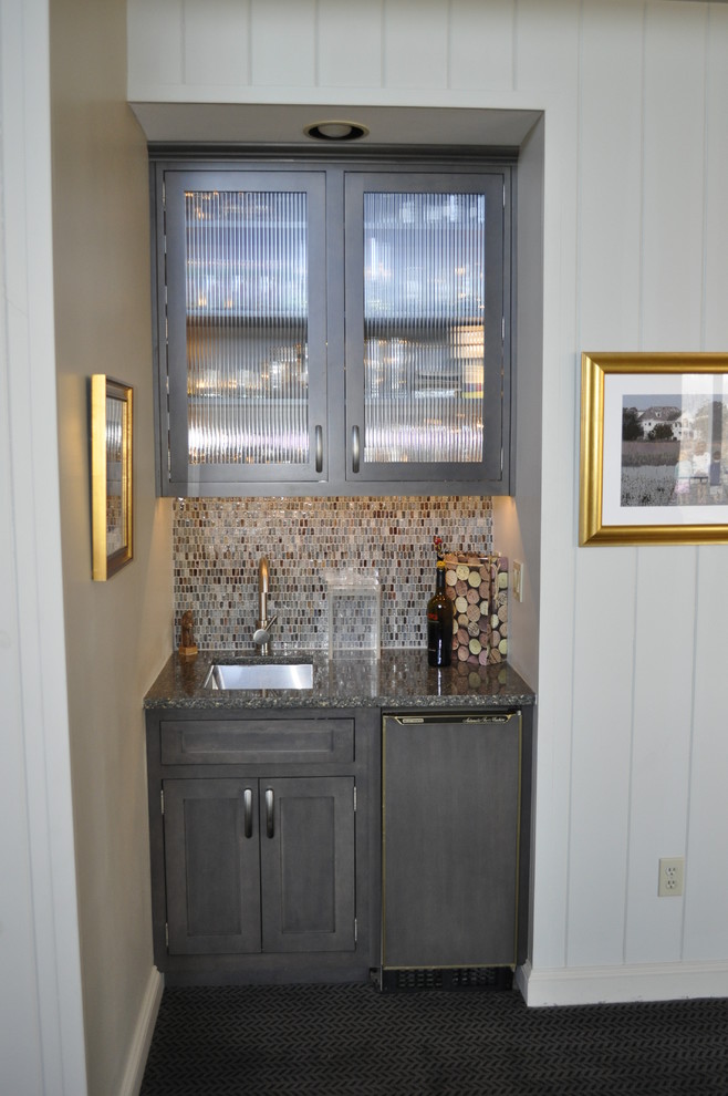 This is an example of a mediterranean kitchen in Huntington.