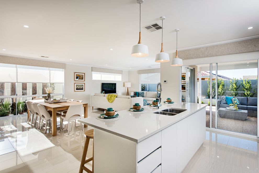 Photo of a contemporary kitchen in Perth.