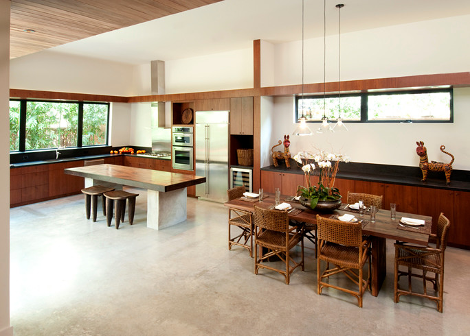 This is an example of a world-inspired kitchen in Houston.