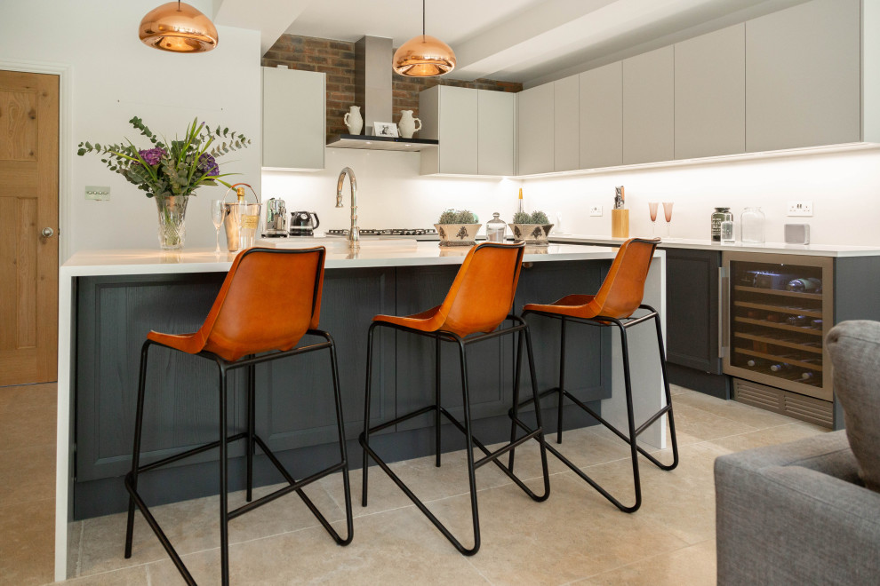 Traditional kitchen in London.