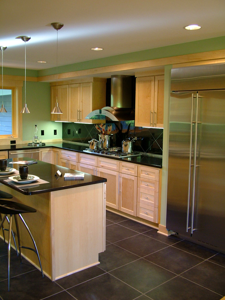 Contemporary kitchen in Grand Rapids.