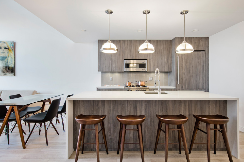 The Oakman, Jersey City Modern Kitchen Newark by Kuche+Cucina