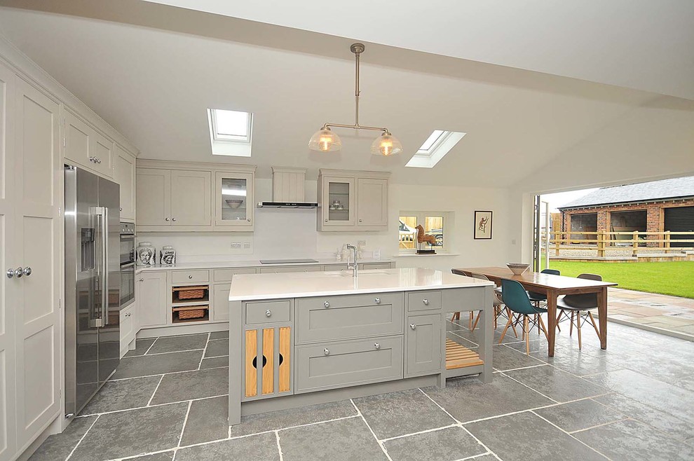Photo of a classic kitchen in Cheshire.