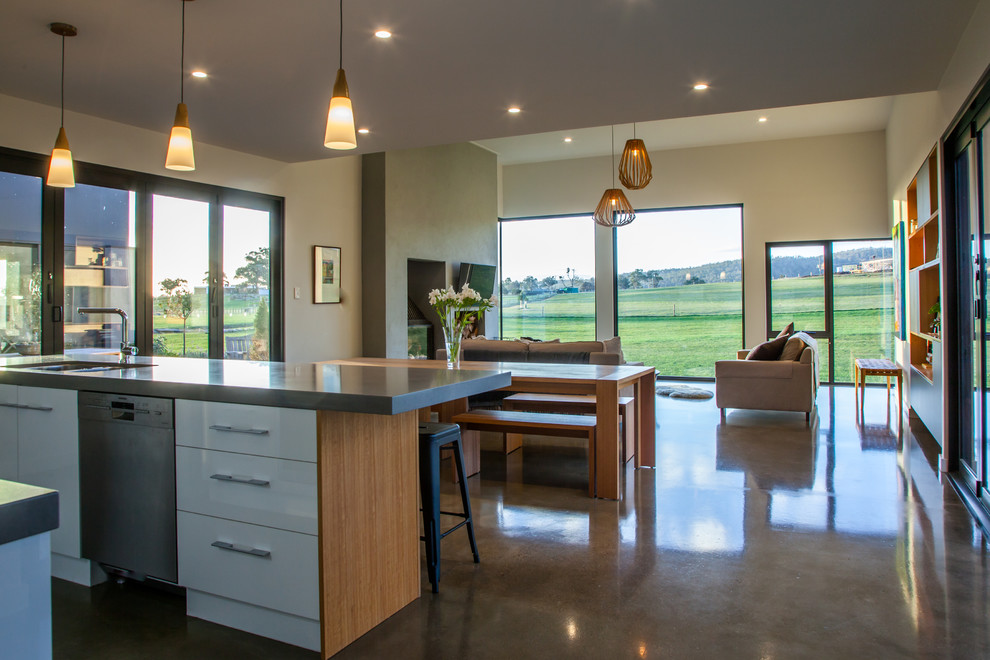 The Paddock House Contemporary Kitchen Hobart by S. Group Houzz