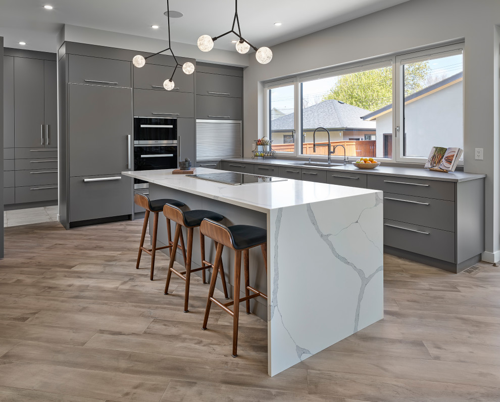 The Phoenix Contemporary Kitchen Edmonton by Effect Home