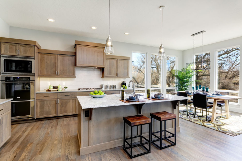 Inspiration for a modern kitchen in Boise.