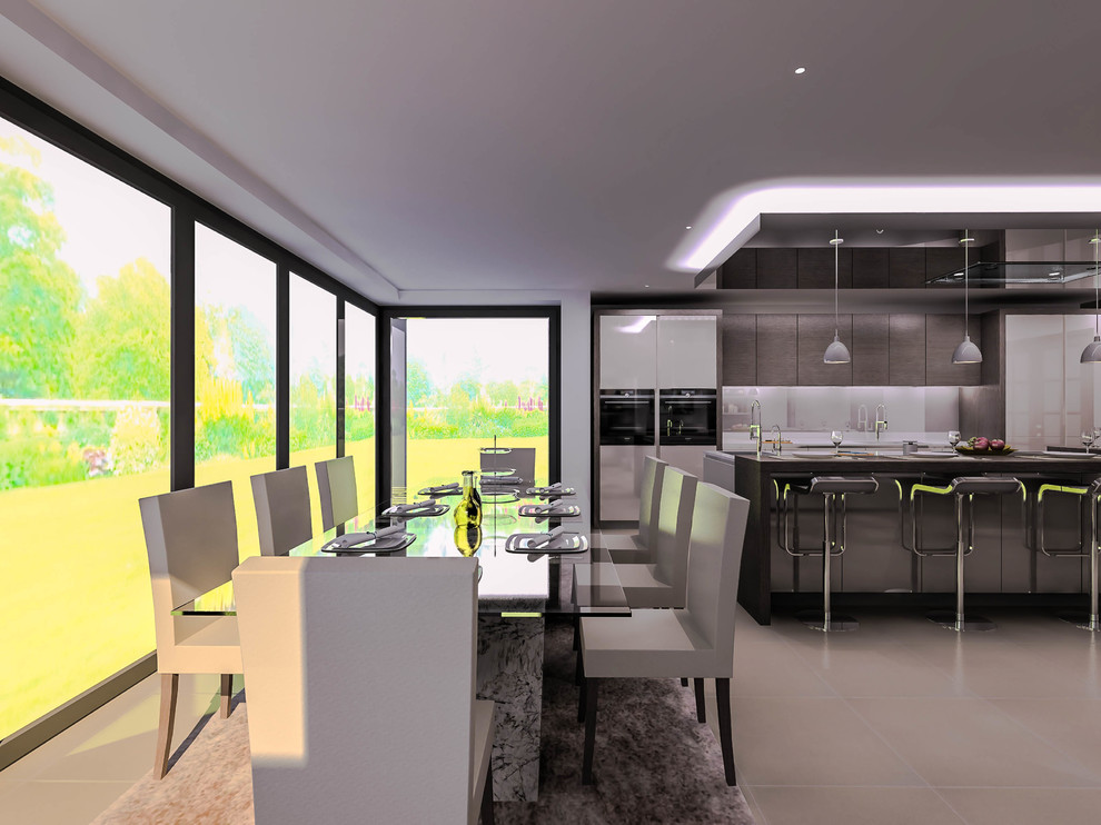 The Ridgeway, Radlett, Hertfordshire, WD7 Contemporary Kitchen