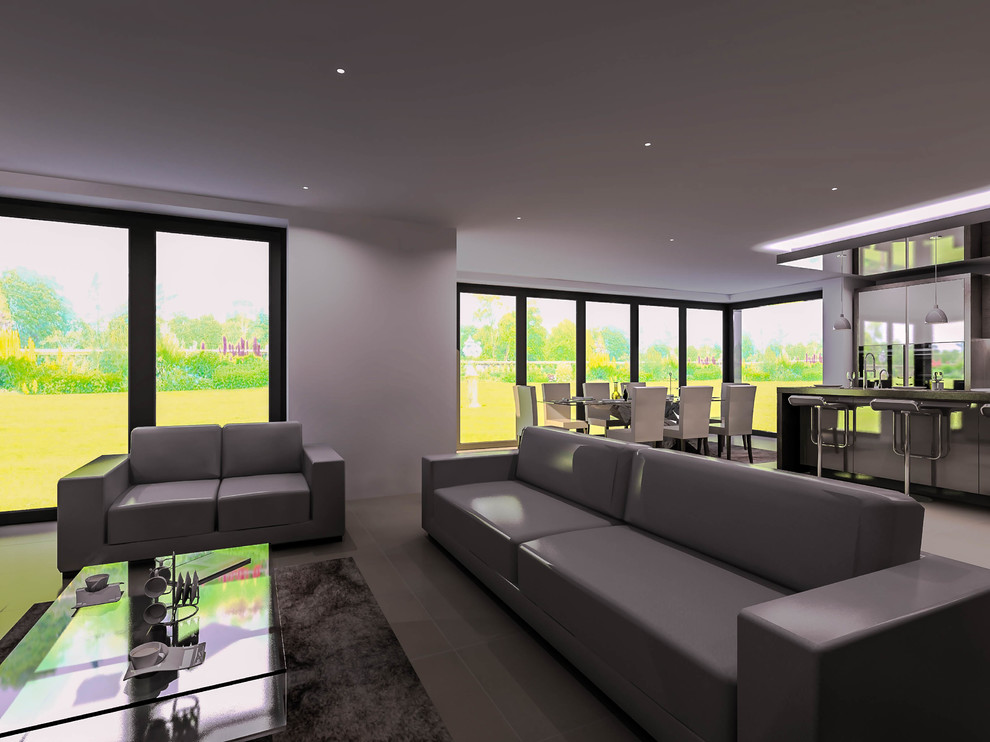 The Ridgeway, Radlett, Hertfordshire, WD7 Contemporary Kitchen