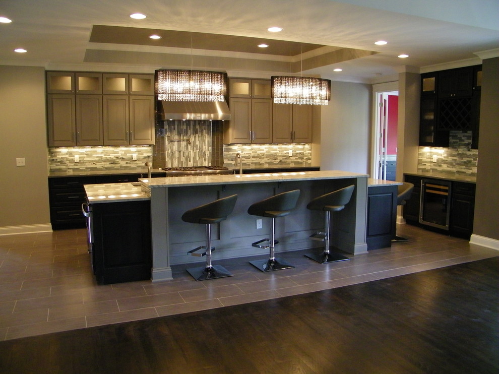 The Scioto Pointe Modern Kitchen Columbus by Castlestone Homes LLC Houzz