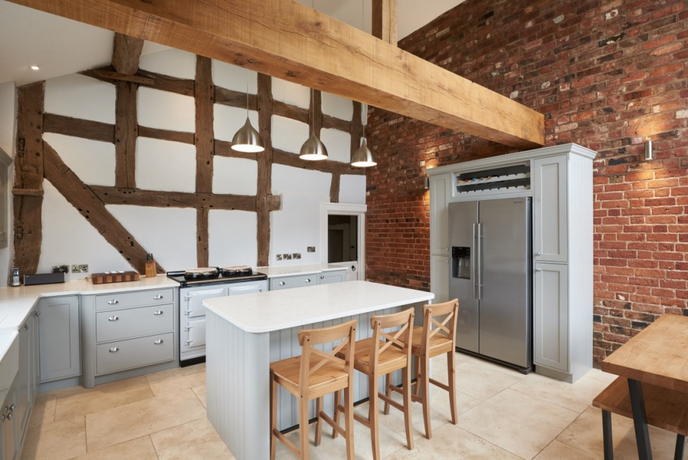 Inspiration for a country kitchen in West Midlands.