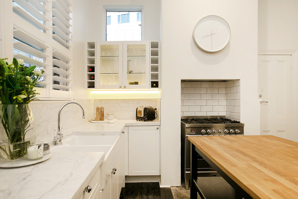 Photo of a medium sized classic kitchen in Sydney.