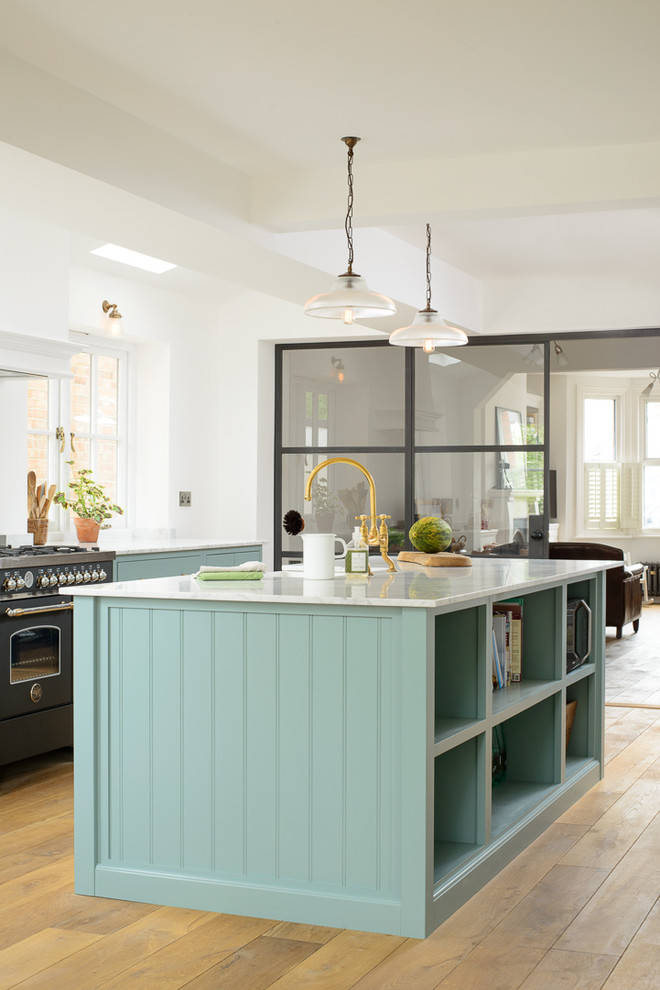 The Trinity Blue Kitchen by deVOL - Kitchen - Other - by deVOL Kitchens ...