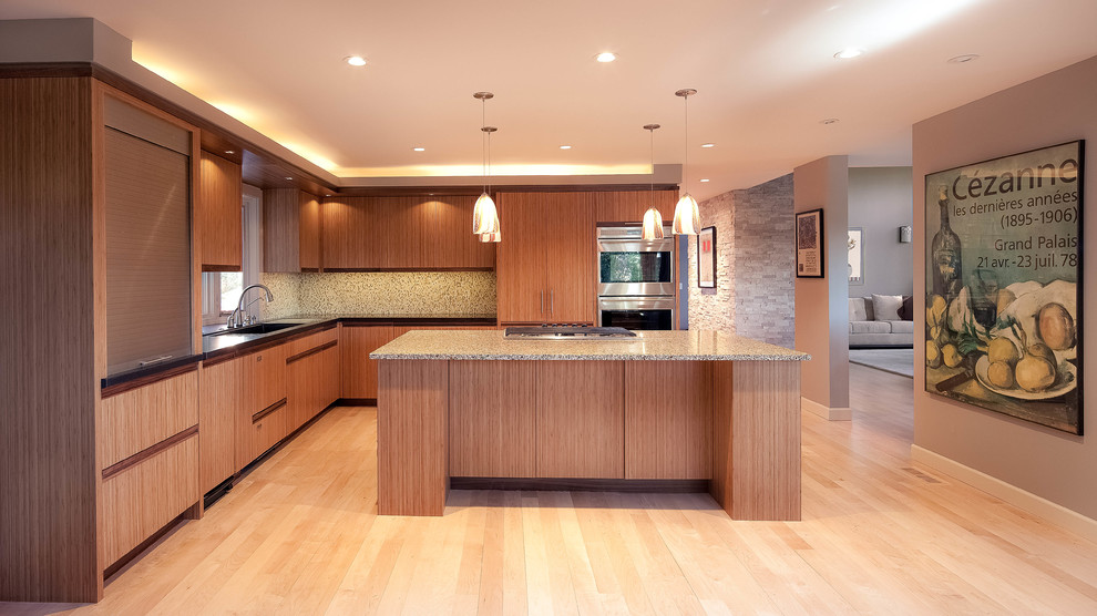 This is an example of a modern kitchen in San Luis Obispo.