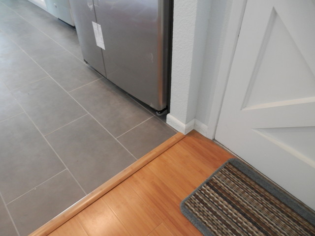 Threshold Transition Between Kitchen To Dining Room