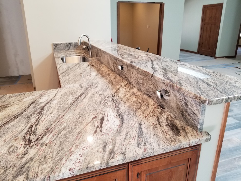 Thunder White Granite Countertops Kitchen Seattle By Tops Solid