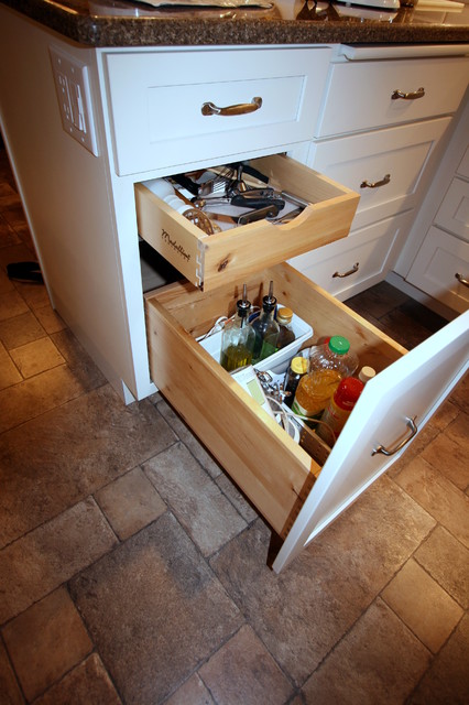 Medallion Cabinetry - Drawer Base; Two Drawer with Tiered Storage