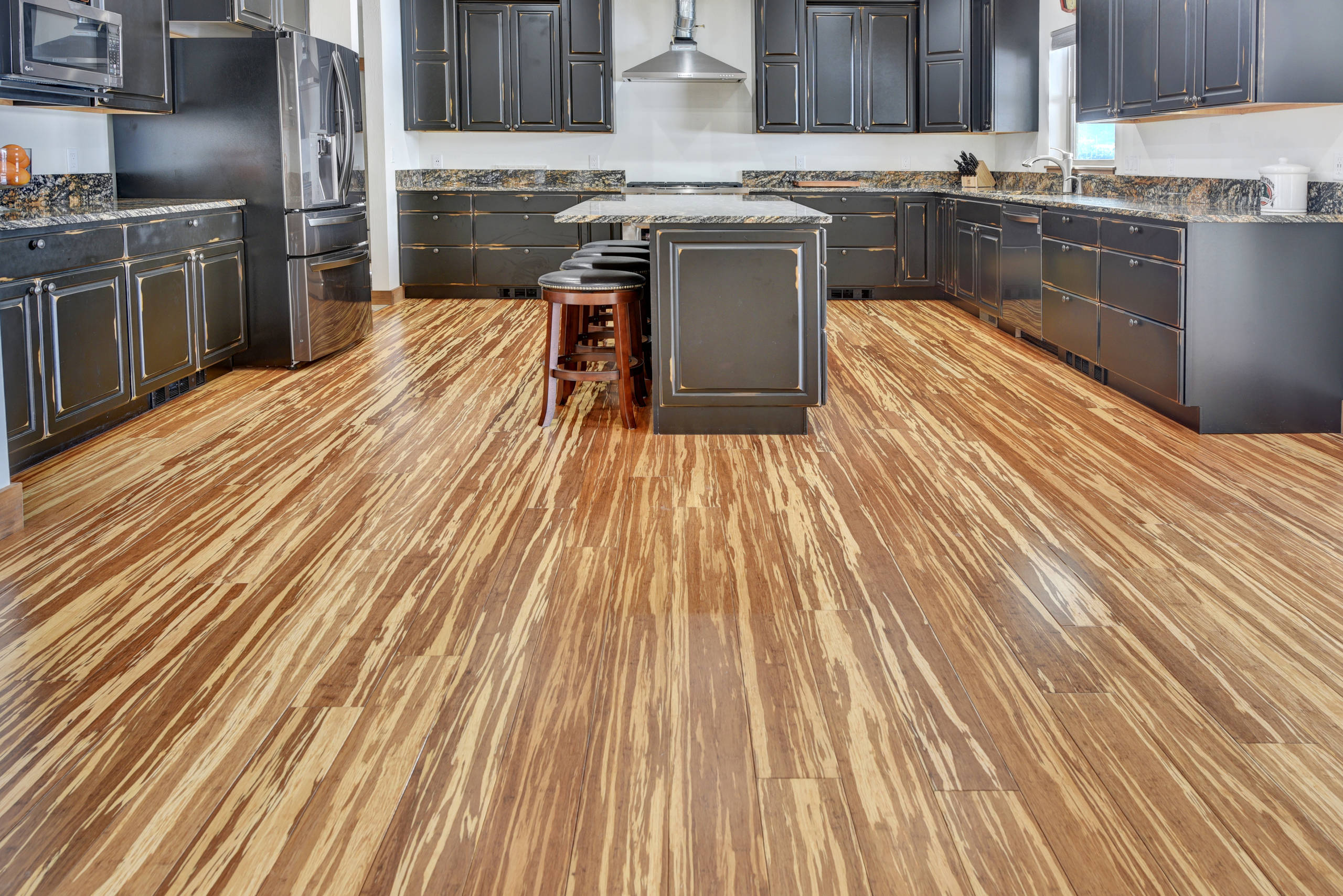 Bamboo Themed Kitchen  Ambient Bamboo Floors