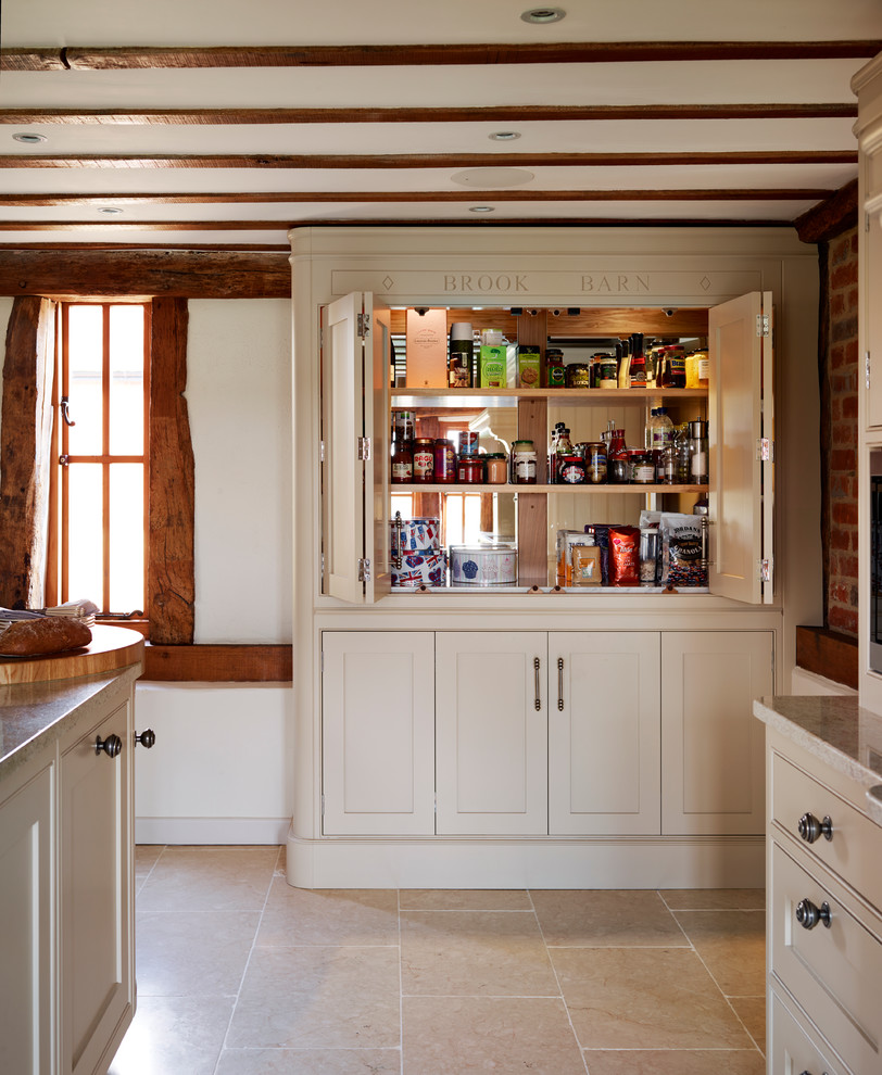 This is an example of a large traditional kitchen in Essex.