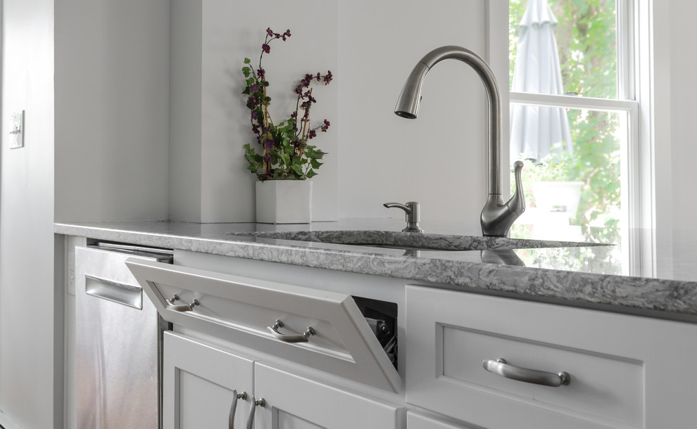 Tilt Drawer Front for Sponges Traditional Kitchen Providence by