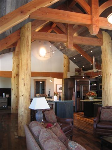 Timber frame kitchen designs - Traditional - Kitchen - Denver - by ...