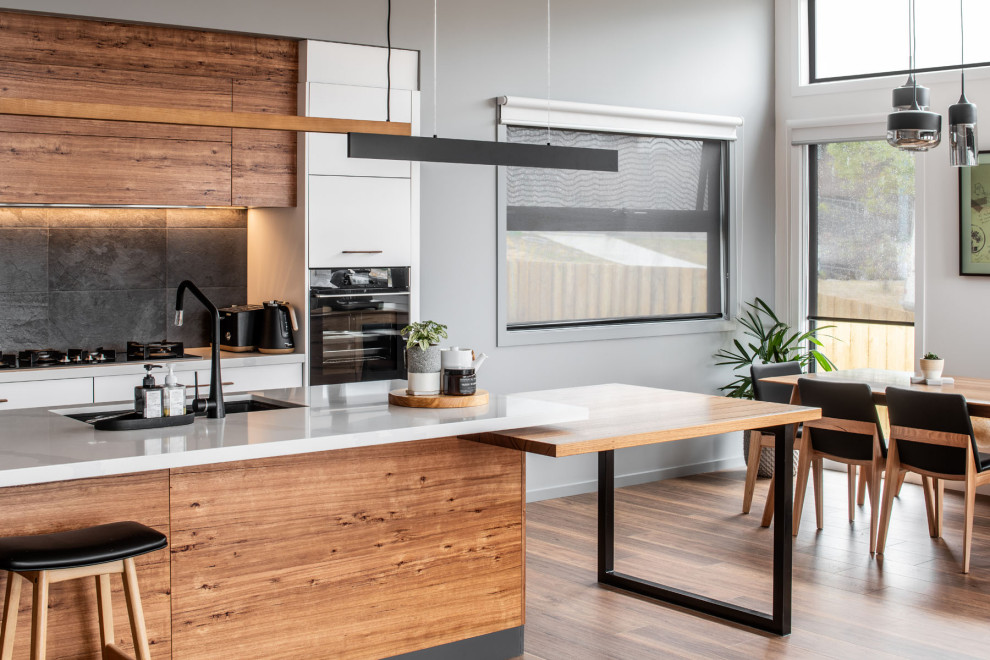 Timber Messmate Modern Kitchen Hobart by Kitchen Centre Houzz