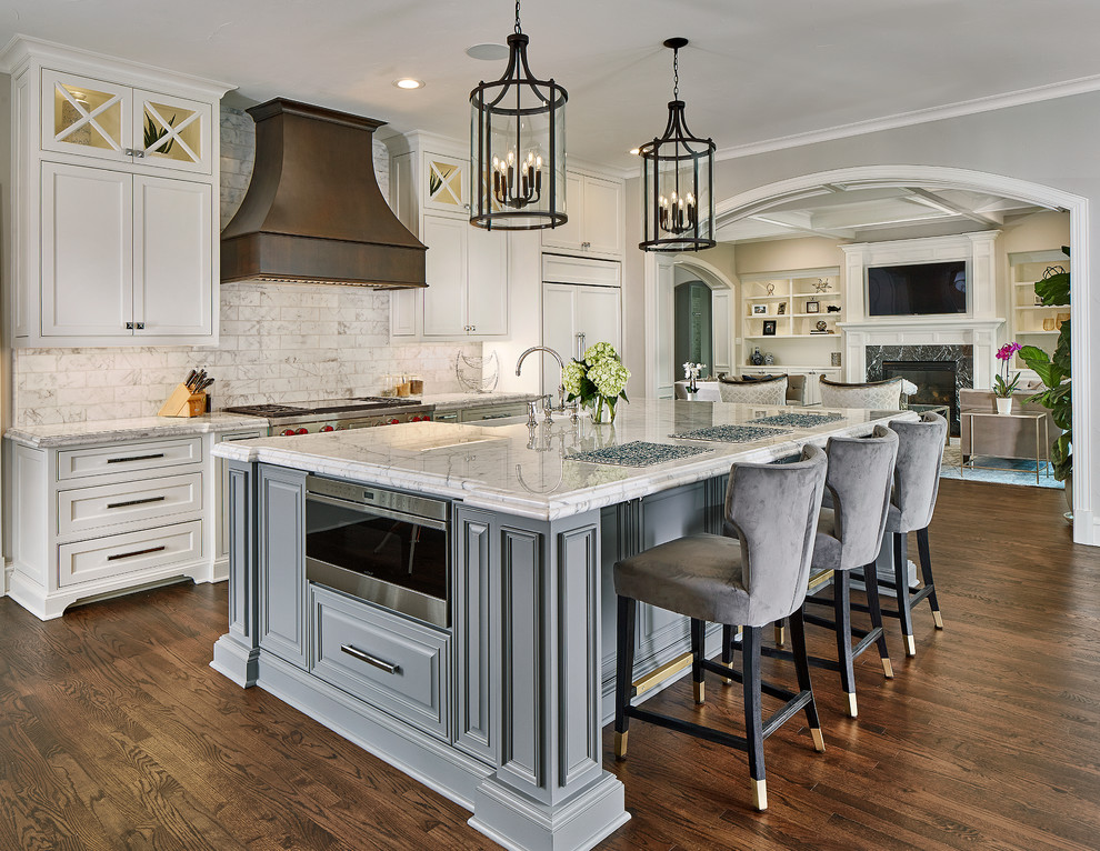Timeless Classic Kitchen, Dining, Pantry Redesign - Traditional ...