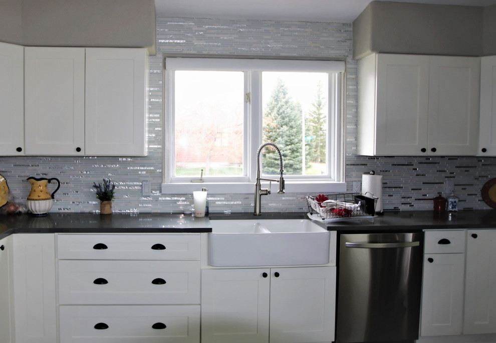 Tired Kitchen Gets Fresh Update - Transitional - Kitchen ...