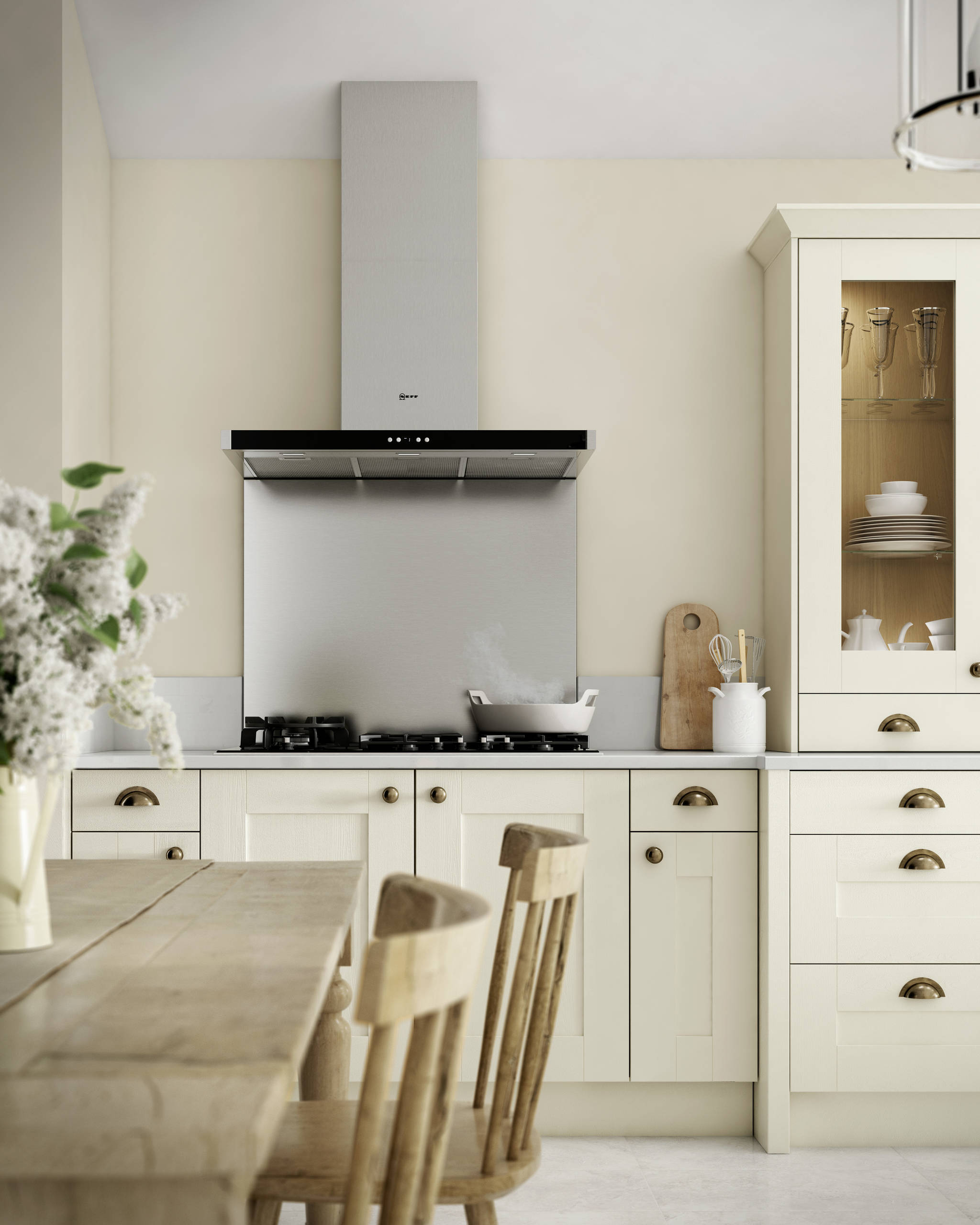 Tiverton Bone Cream Country Kitchen Transitional Kitchen Other By Wickes Houzz