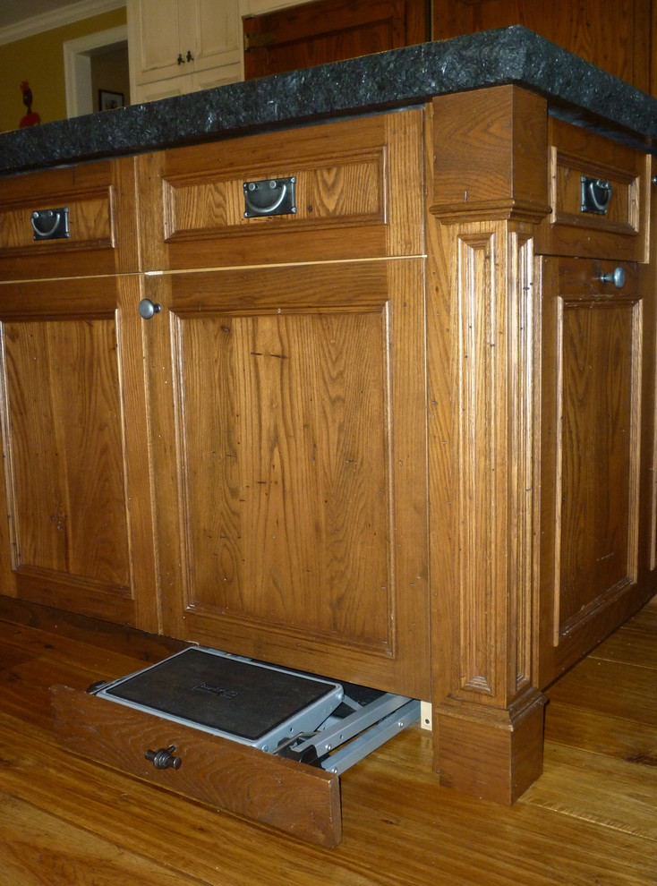 Toe Kick step stool storage Traditional Kitchen Chicago by Benvenuti and Stein Houzz