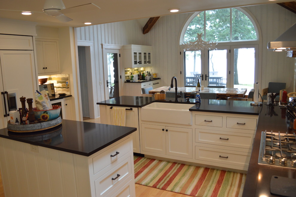 Inspiration for a transitional kitchen remodel in Other