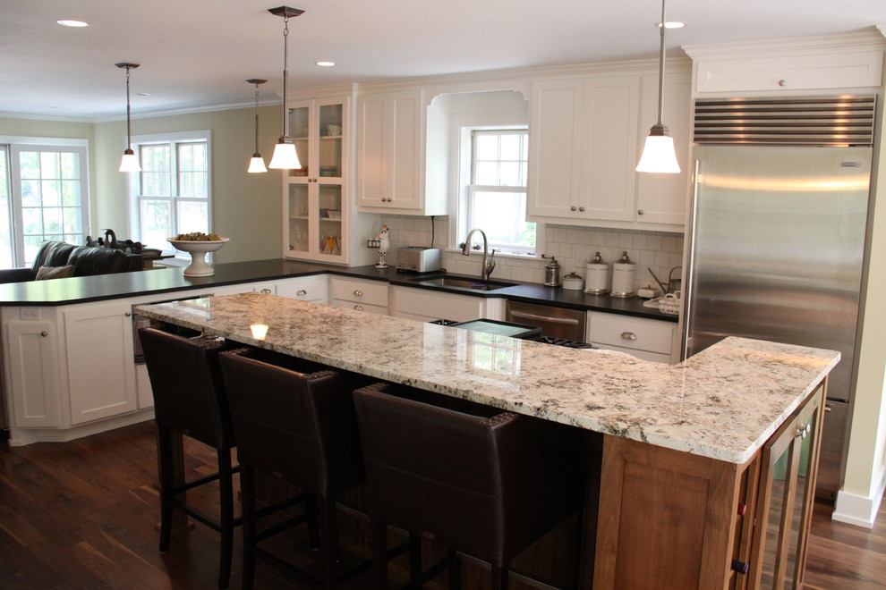 Total Home Remodel Beach Transitional Kitchen