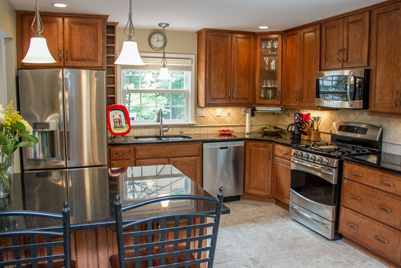 Tour of Remodeled Homes Transitional Kitchen Louisville by Southern Kitchens, Ltd. Co