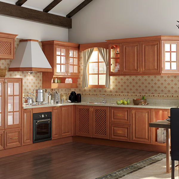 Traditional Cherry Wood Kitchen OP15S04 Kitchen Los Angeles by Modern Concept