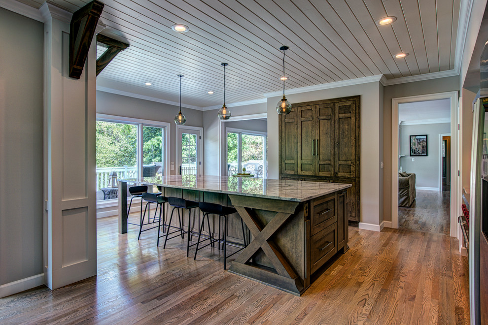 Traditional Colonial Turned Farmhouse - Farmhouse - Kitchen - DC Metro ...