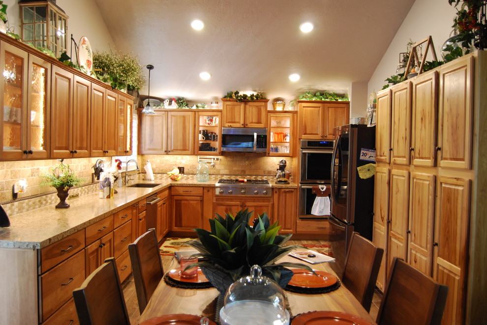 Traditional Hickory Ginger Traditional Kitchen Other by